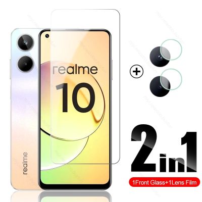 2In กระจก Realme10 1เลนส์กล้องถ่ายรูป,สำหรับ Realme 10 G 4G 2022ป้องกัน Realmi Relme ฟิล์มนิรภัย