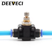 ❣♂ LSA Series Union Straight Push To Connect Air Flow Control Valve Speed Controller Fitting Pneumatic Throttle Valve