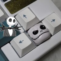 ✴ Halloween Black White Simplicity Keycap The Nightmare Before Christmas