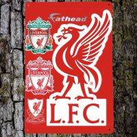 Ready Stock Liverpool Football Club Team Logo Design Style Metal Tin Sign Decor Pub Home Door Vintag Size: 20cm X 30cm（Contact the seller, free customization）