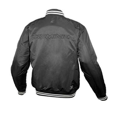 Komine เสื้อแจ็คเก็ตบอมเบอร์ป้องกันรถจักรยานยนต์สีดำ3XL 07-610 JK-610