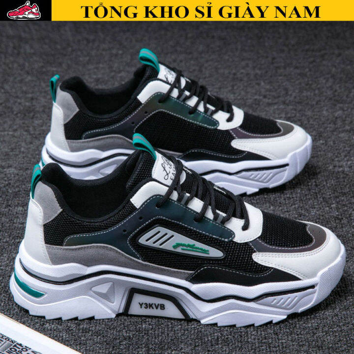 Giày Thể Thao Nam Sneaker Tăng 5cm Chiều Cao Đế Tổng Hợp Độ Bền Cao