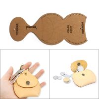 1Set DIY Kraft Paper Template New Lovely Fashion Creative Coin Purse Leather Craft Pattern DIY Stencil Sewing Pattern 8.5*8.3cm