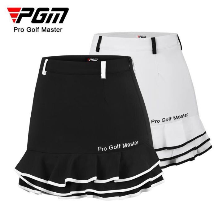 pgm-women-golf-short-skirt-quick-dry-breathable-four-seasons-ladies-girls-fashion-embroidered-fishtail-skirts-black-white-xs-xl
