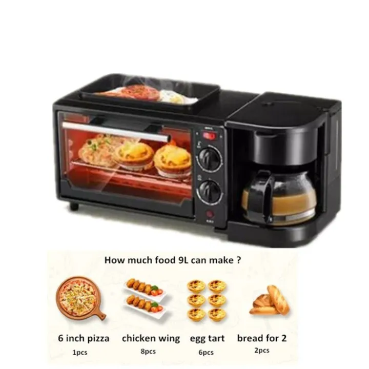 La Germania Electric Oven VIVENA Breakfast Machine 3 in 1 Baking