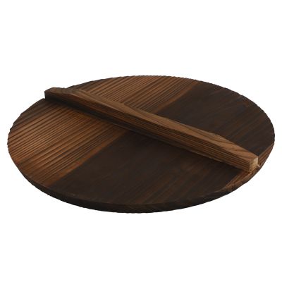 Kitchen Multi-Functional Wooden Pot Cover Handle Pan Lid Eco-Friendly Anti-Scalding Wood Baking Pot Lids Cover