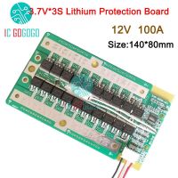 3วินาที100A 3.7V แผ่นป้องกันแบตเตอรี่ลิเธียม Li-Ion 12V BMS PCM บอร์ดอินเวอร์เตอร์จักรยานไฟฟ้ารถยนต์สเกตบอร์ดนันทนาการกลางแจ้งชิ้นส่วน