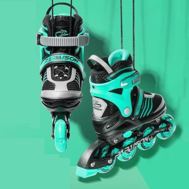 Skates Rollerblading Children Aged 6 To 12 Boys Skating Roller Skating