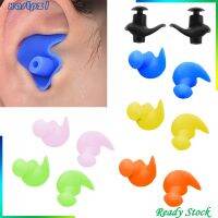 【health】 [Ready Stock] Swimming Ear Plug Silicone Ears Plugs Hearing Protector with Case Black