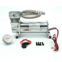 Universal DC 12V 480c MAXPOWER 200 PSI OUTLET 3/8 Atau 1/4 Kompresor/Pompa Suspensi Udara Mobil