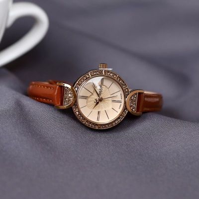 goods together watch female han edition dial beautiful diamond waterproof restoring ancient ways ☁♀