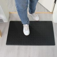 Spot parcel post New Slow Rebound Floor Mat Thickened Leather Floor Mat Doormat and Foot Mat Home Cross-Border PU Plaid Floor Mat