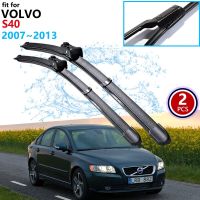 ไม้เช็ดรถใบพัดสำหรับ Volvo S40 2007 ~ 2013กระจกหน้าที่ปัดน้ำฝน2008 2009 2010 2011สติ๊กเกอร์ตกแต่งรถยนต์2012