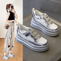 CODpz119nb Kasut raya perempuan Ulzzang Fashion Sneakers Womens Height Increasing Thick Sole Colorful Mesh Breathable Running Shoes P103