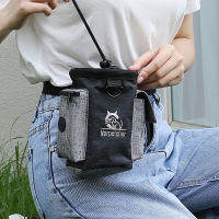 กระเป๋าใส่สุนัขแบบพกพา Outdoor Dog Treat Pouch For Training Feeding Bag Large Capacity Trainer Waist Bag Dog Supplies