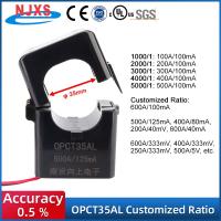 ✱ Split Core Current Transformer factory OPCT35AL 4000/1 6000/1 400a 100ma 600a 333mv silicon iron core open type ac ct clamp on