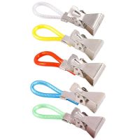 5pcs/Tea Hand Hangers Hanging Pegs Clip Hooks Loops Colors