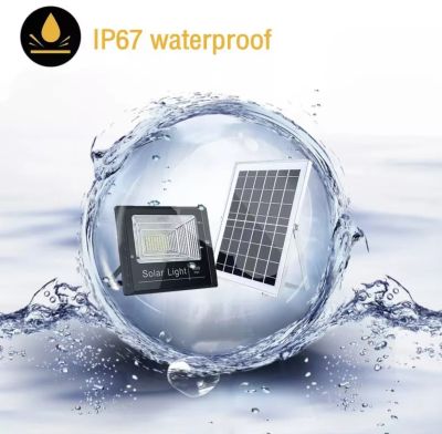 JD ไฟสปอร์ตไลท์ Solar Light 300W สปอร์ตไลท์ มีสินค้า ส่งจากประเทศไทย Outdoor Waterproof แผงโซล่าเซลล์ โคมไฟพลังงานแสงอาทิตย์ รับประกันสามป