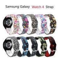 20MM Strap For Samsung Galaxy Watch 4 classic 46mm 42mm Smartwatch Printed pattern Bracelet Galaxy Watch 4 44mm 40mm Watch Band