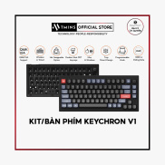 Kit-mechanical keyboard keychron V1 qmk via-warranty 12 months genuine