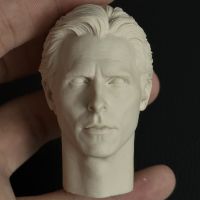 Unpainted 16 Scale Christian Bale Head Sculpt สำหรับ Action Figure ตุ๊กตาทหารอุปกรณ์เสริมภาพวาดการออกกำลังกาย No.223