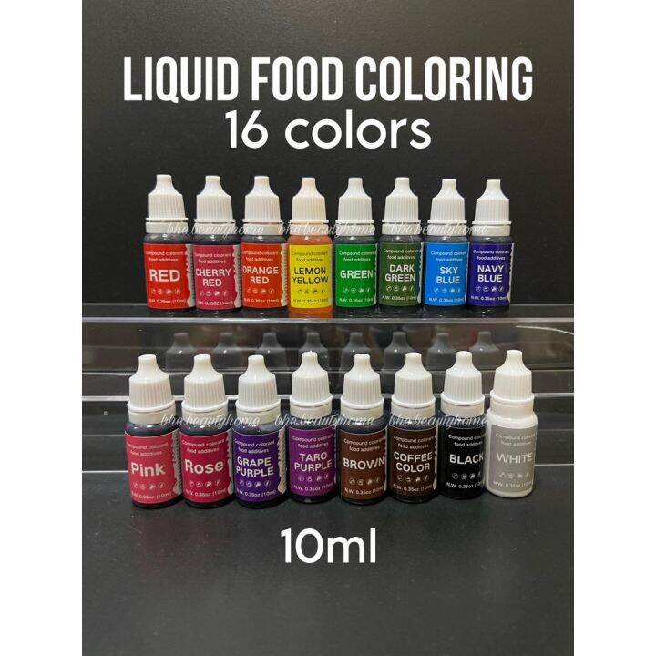 Liquid Food Coloring 10ml Edible Food Color Lazada PH