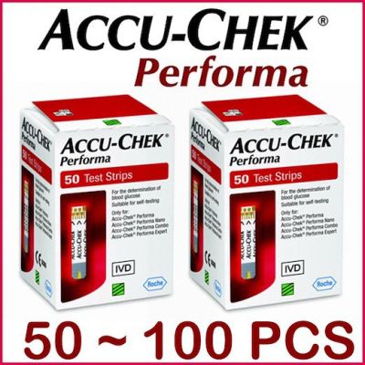 Accu-Chek AccuChek Performa Test Strip 50/100แผ่น Accu chek (EXP:30/09/2024)