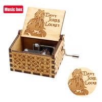 Pirates of The Caribbean Wood Hand Crafted Music Box Jack Sparrow From Plays Melody Davy Jones Birthday Christmas Happy New Year