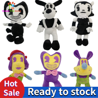 Hualun ของเล่น Bendy The Ink Machine ตุ๊กตาของเล่นตุ๊กตานุ่มยัดไส้สยองขวัญ Bendy รูป Plush ของเล่นสำหรับเด็กคริสต์มาสของขวัญ