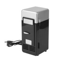 Car Mini Fridge Refrigerator 194x 90x 90mm Energy Saving 5V 10W USB Portable Drink Cooler Car Boat Travel Cosmetic Fridge