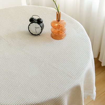 （HOT) ผ้าปูโต๊ะลูกไม้สีขาวสไตล์ญี่ปุ่น
