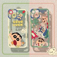 shuohaa198 เคสโทรศัพท์มือถือ TPU ใส แบบนิ่ม ลายการ์ตูนชินจัง กันกระแทก สําหรับ IPhone X XR XS Max 7 8 6 6s Plus SE IPhone 13 14 12 11 Pro Max 14Plus