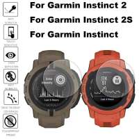 กระจกนิรภัยสำหรับ Garmin Instinct / Instinct 2 2S ฟิล์มป้องกันหน้าจอยามใสนาฬิกาฟิล์มป้องกันรอยขีดข่วนอุปกรณ์เสริม (2ชิ้น)