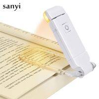 [Super bright bulb] USB Book Light โคมไฟอ่านหนังสือคลิปบนไฟพับ LED Night สำหรับ Reader Kindle ปรับได้ยืดหยุ่นพร้อมแบตเตอรี่