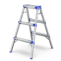 Ladder Household Folding Trestle Ladder Indoor Portable Aluminum Alloy Double-Sided Thickened Step Stool Ladder