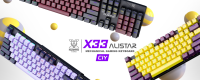 คีย์บอร์ดเกมมิ่ง รุ่น ALISTAR X33 CIY  CIY Mechanical Gaming Keyboard