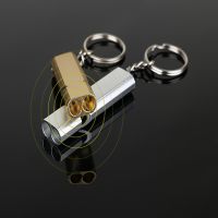 Aluminum Whistle Outdoors High Decibel Portable Keychain Whistle Hiking Camping Survival Emergency Multifunction Team Sport Tool Survival kits