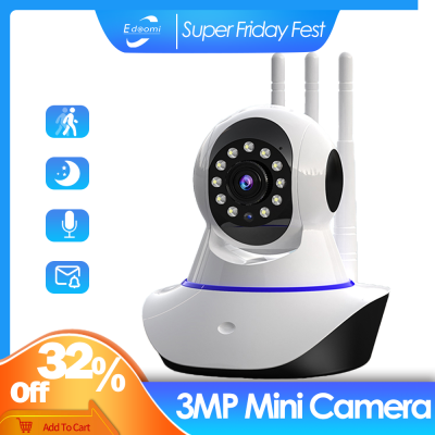 Yoosee Wireless IP Camera 3MP1080P HD WiFi CC Smart Home Security Indoor Baby Monitor P2P Two Way Audio Pan Tilt Night Vision