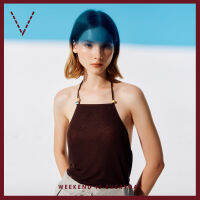 VICKS Halter Neck Blouse with Bead Detail เสื้อสายคล้องคอ ตกแต่งลูกปัด