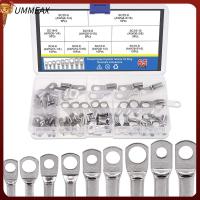 UMMEAX สายเชื่อมทองแดง9ขนาด AWG 4 6 8 10ขั้วต่อแบตเตอรี่ขั้ววงแหวนสำหรับงานหนักกล่องกระจายแบตเตอรี่ SC6-SC25ตัวเชื่อมต่อแบบมีสาย