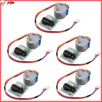 YIQIHE 5pcs ความเร็วลงก้าวมอเตอร์ ULN2003 5V stepper Motor 5สาย4เฟส พร้อมบอร์ดไดรฟ์5V ตัวขับมอเตอร์ คุณภาพสูงมาก Arduino Pi PIC Raspberry Pi