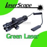 เล.laser scope สีเขียว ปรับนอก เลเซอร์อย่างดีของแท้ laser scope กันกระแทก ปรับนอกแสงสีเขียว พร้อมขาจับ ถ่าน ตัวไขครบชุด