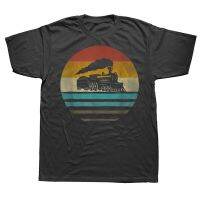 Funny Train Driver Retro Vintage T Shirts Summer Graphic Cotton Streetwear Short Sleeve Birthday Gifts T shirt Mens Clothing XS-6XL