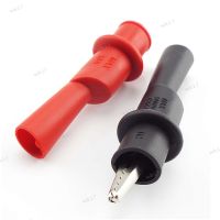 1 Pair Probe Alligator Clip Electrical Metal Crocodile Clamp Test Accessories for Multimeter 1000V/10A Insulation 17TH