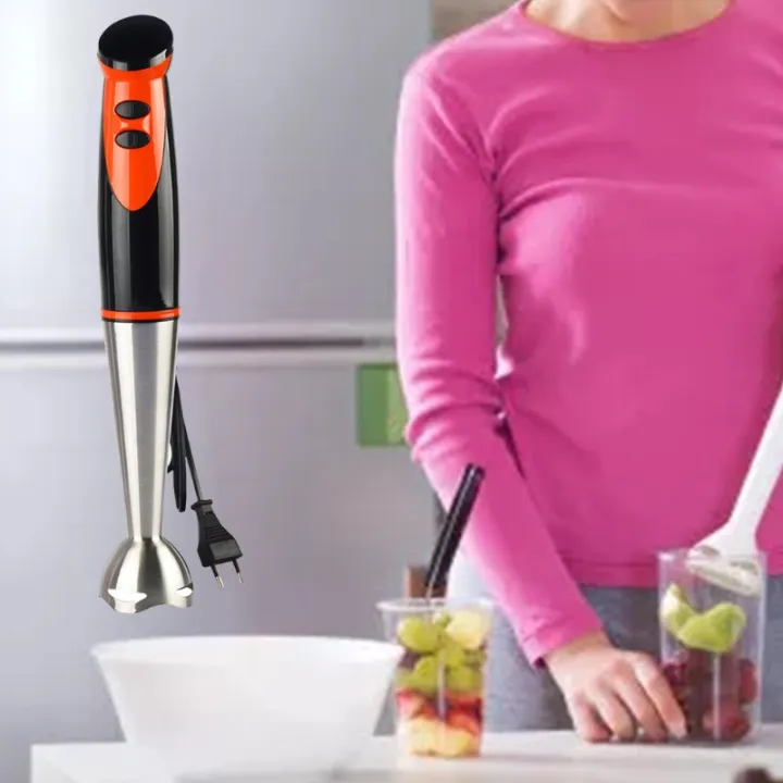 Electric Immersion Hand Blender Stick Mixer 750W Control For Soups Sauces Baby Food