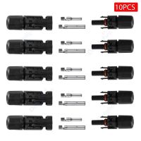 hot□  10pcs Male Female Panel Connectors 1000V 30A for 2.5/4/6mm2 PV/MC Cable