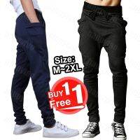 ◇ ?Buy 1 Free 1?กางเกงกีฬา Jogger สไตล์เกาหลีสำหรับผู้ชาย-033