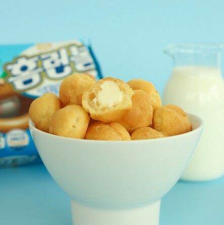 ขนมเกาหลี-ขนมแบคฮยอนทาน-ขนมโฮมรันบอลรสโยเกิร์ต-haitai-home-run-ball-greek-yogurt-pastry-46g