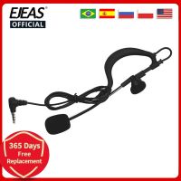 Original Motorcycle Helme Interphone 3.5mm Jack Headset Microphone Mic for EJEAS Vnetphone V6C/V4C Football Referee Intercom