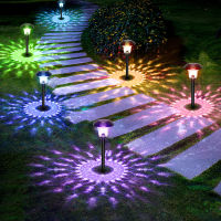 waterproof IP65 led outdoor solar lamp lighting Rgb decoration landscape lights, solar Channel Lawn garden Warm light